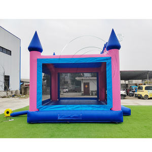 Castillo Inflable Rosa para Exteriores, el Más Vendido, Casa de Brinco Inflable con Forma de Corona, Brincolines Inflables para Fiestas, Casa de Brinco para Niños en Venta - Product Image 3