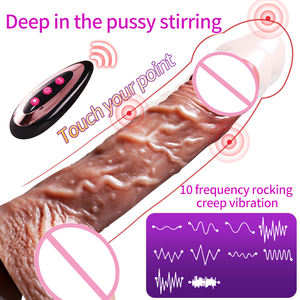 Haute qualité épais gode réaliste télécommande Silicone <span class=keywords><strong>Gel</strong></span> double densité monstre grande ventouse énorme gode jouets pour les femmes - Product Image 1