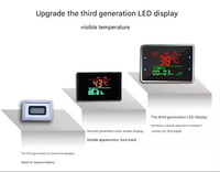 Système de douche mural thermostatique pour hôtel avec écran LED numérique, panneau de douche en laiton et robinet pluie - Juego De Ducha