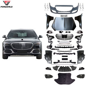 Kit Completo de Carrocería FW Factory, Parachoques Delantero y Trasero, Rejilla, Guardabarros, Capó, Faros para BENZ Clase S W222 2014-2020, Actualización a W223 2024 <span class=keywords><strong>Maybach</strong></span> - Product Image 1