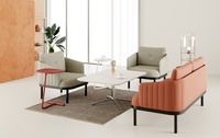 Table basse carrée moderne multifonctionnelle pour la maison, le bureau et le salon, design simple, panneau MFC + structure en métal