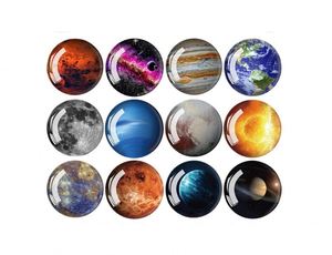 Juego de 12 imanes para refrigerador con diseño de asteroide y gema de cristal, tipo cabujón, para puerta de refrigerador - Product Image 2