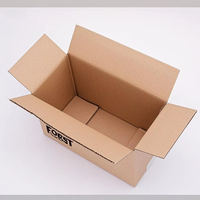 Haute qualité 5 couches double paroi brun ondulé fort carton carton maison déménagement boîte d'expédition