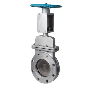 Stainless Steel Hard Sealed High Temperature Manual Knife Gate Valve
