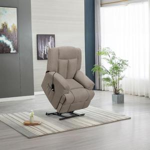 Fauteuil releveur électrique moderne en tissu Homers, fauteuil inclinable 1 place, fauteuil individuel avec télécommande et massage pour personnes âgées - Product Image 5