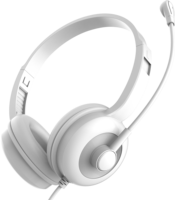 Casque audio stéréo filaire de type C avec microphone pour centre d'appels, casque téléphonique OEM