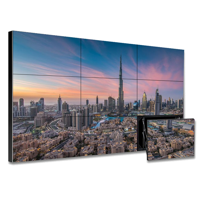 55" Lcd Videowall Screens 4k 3x3 Controlador  Tv Wall  ultra Narrow Bezel Display Did Lcd Video Wall