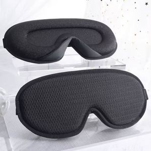 Hot Selling 3D Blackout Cotton Satin Elastic Soft Comfortable Freely Adjustable Custom Travel Size Light Eye <b>Mask</b> - Product Image 4