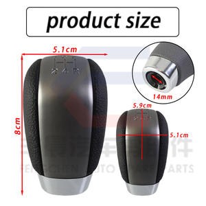 Pommeau de levier de vitesse Suzuki en cuir gris mat, ajustement ergonomique pour Suzuki Grand Vitara 2 FCXN-K13 - Product Image 2