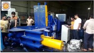 Máquina Empacadora de Metales Ferrosos Semiautomática 380V de Alta Productividad, Ahorro de Energía y Fácil de Operar - Product Image 3