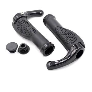 Poignées de guidon de vélo 22,2 mm en alliage d'aluminium souple, accessoires de VTT noir et jaune - Product Image 3