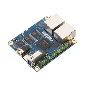 ROCK Pi E RK3328 4 cœurs SBC double Ethernet Gigabit WiFi4/WiFi5 en option eMMC Ordinateur monocarte Radxa - Product Image 4