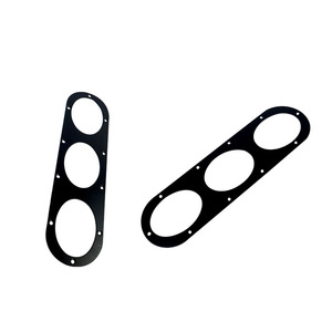 Poyracing – panneau diffuseur de pare-chocs arrière en aluminium noir, pour mise à niveau de la voiture - Product Image 2