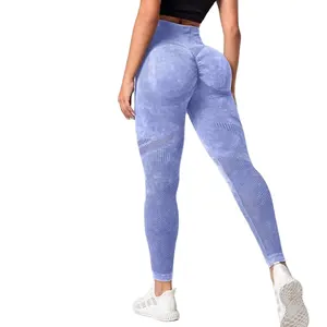 Factory Women Sport Seamless Leggings High Waist Elastic Solid Yoga Leggings Gym Training Jogging Pants Female Gym Accessories