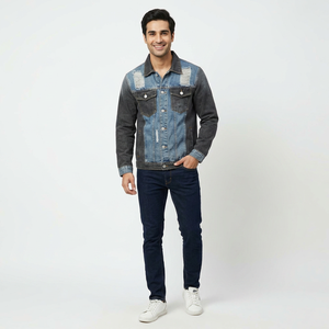 3 Couleurs Style Classique Hommes Vintage Bleu Denim Veste Printemps et Automne Nouveau Stretch Coton Casual Jeans Manteau Homme Marque Vêtements - Product Image 1