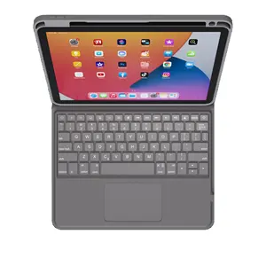 Touchpad-Tastatur hülle für iPad 9. 10.2 Pro 11 2021 Air 5 10.9 Pro 10.5 7. 10.2 Abdeckung Stift halter Touchpad-Tastatur