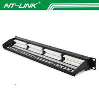 2U CAT6 48 Port Rack Mount Panel Patch 1U UTP CAT5E 24 Port Panel Patch