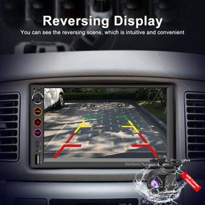 Autoradio universel à écran tactile de 7 pouces avec navigateur GPS intégré <span class=keywords><strong>DAB</strong></span> + Android Auto Apple CarPlay Caméra de recul - Product Image 5