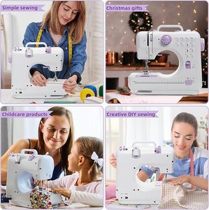 Máquina de Coser Portátil de 12 Puntadas, Pequeña, de Doble Hilo, Multifuncional, Mini Máquina de Coser para Ropa, para Principiantes - Product Image 6