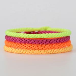 SKY A8 4mm Bracelet tressé de couleur unie, fait à la main, vente en gros, <span class=keywords><strong>cordon</strong></span> <span class=keywords><strong>rouge</strong></span>, bijoux d'amitié - Product Image 6