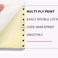 Papier autocopiant 3 plis NCR pour imprimante continue de bureau – Offre spéciale