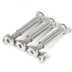 สกรูหัวหกเหลี่ยมสแตนเลส 201 304 Inox ขนาด M6 M8 M10 M12 M16 DIN912 หัวทรงกระบอก - Product Image 2