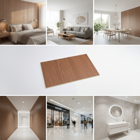 Panneau mural WPC QDM classique européen sans formaldéhyde pour la maison, salon, salle à manger, chambre, salle de bain, villa, entrepôt, hôpital
