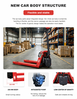 Transpalette Électrique Professionnel 2 Tonnes (2000 kg) Robuste avec Système de Contrôle Facile pour Entrepôt