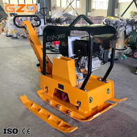Compacteur de sol vibrant GZD personnalisé 38KN, compacteur à plaque diesel C330T 260kg à essence