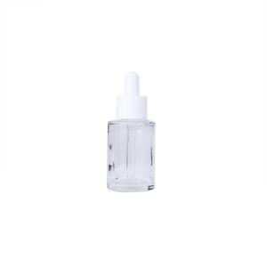 Factory Price Custom <b>Glass</b> Essence Container 30ml <b>Clear</b> <b>Glass</b> Hair Face Body Oil With 1oz <b>Glass</b> Dropper Bottle - Product Image 5