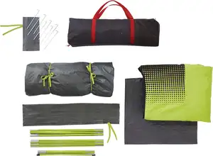 NPOT ultraleichtes Rucksack-Zelt leichte wasserdichte Zelte einfaches Aufstellen 4 Personen tragbares Campingzelt