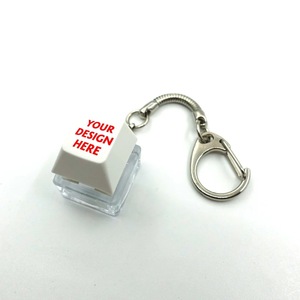 Keycaps personnalisés pour clavier mécanique, keycap unique en métal vierge, keycap PBT personnalisé DIY, porte-clés - Product Image 1