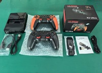 Control de Juego Retro Inalámbrico X2 Ultra Actualizado 4K con Más de 30,000 Juegos, Controles Inalámbricos 3D HD 2.4G, Emulador de TV 30 para PS1/N64/DC