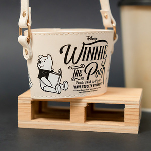 Nueva llegada Asas Portavasos para bebidas Regalos Cuero texturizado Take Away Drink Cup Sleeve - Product Image 6