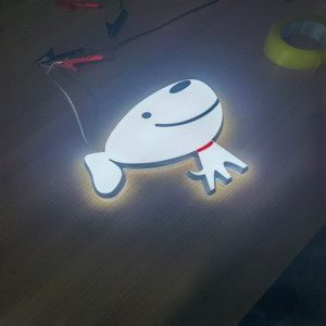 Logo 3D in Acrilico Retroilluminato, <span class=keywords><strong>Font</strong></span> Luminoso Impermeabile per Pubblicità Commerciale, Decorazione per Ristoranti, Concessionarie Auto e Altro - Product Image 5