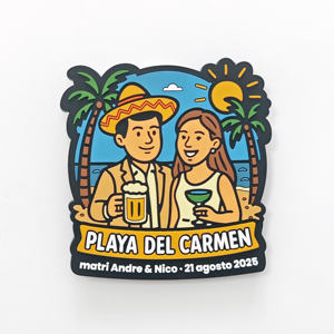 Imanes de Refrigerador Personalizados para Recuerdos de Boda, Adhesivos Magnéticos de Goma Suave para Refrigerador, Regalos Empresariales de PVC con Logotipo - Product Image 5