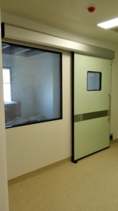 Puerta Corredera Automática <span class=keywords><strong>para</strong></span> Cuarto Limpio, <span class=keywords><strong>de</strong></span> Acero, Aislada Acústicamente, a Prueba <span class=keywords><strong>de</strong></span> Polvo, <span class=keywords><strong>para</strong></span> Uso Médico e Higiénico - Product Image 5