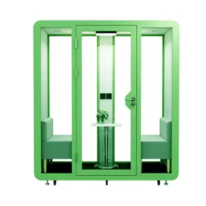 Soundproof portable phone booth for office