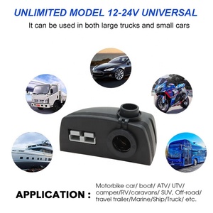 Pin kết nối phong cách thuốc lá bề mặt gắn kết kép cực lều với 50A sb50 phong cách cắm pin kết nối và đôi <span class=keywords><strong>USB</strong></span> ổ cắm - Product Image 4