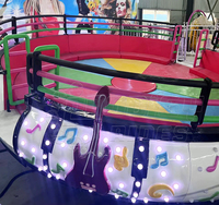 Manège pour enfants, mini-disco Tagada avec remorque, à vendre