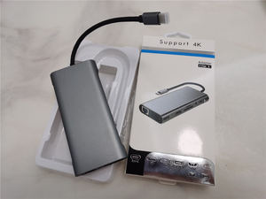 10 11 in 1 <span class=keywords><strong>Type</strong></span> <span class=keywords><strong>C</strong></span> <span class=keywords><strong>TO</strong></span> <span class=keywords><strong>HDMI</strong></span> 4K VGA PD RJ45 100M กิกะบิตพอร์ตหลายพอร์ตแล็ปท็อป Docking สถานี <span class=keywords><strong>Type</strong></span>-<span class=keywords><strong>C</strong></span> USB อะแดปเตอร์3.0ฮับขยาย - Product Image 6