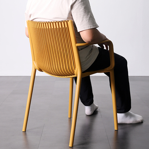 Bán buôn giá rẻ Nordic <span class=keywords><strong>Stackable</strong></span> ghế ngoài trời khách sạn hiện đại nhựa nhà hàng ăn uống ghế PP cho các sự kiện cà phê cửa hàng - Product Image 5