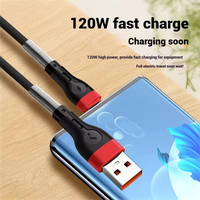 Prix usine type-c câble de données USB 120W 1M câble de données de charge rapide V8 Micro câble Android accessoires de téléphone portable