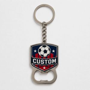 Porte-clés personnalisé en gros pour supporters de football, décapsuleur, chaînes, promotion de matchs, support de clés pour regarder le match - Product Image 3