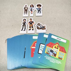 Gia đình trẻ em bên Hội Đồng Quản trị trò chơi thiết lập giấy chơi hội đồng quản trị trò chơi - Product Image 1