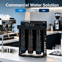 Máquina Compacta de Ósmosis Inversa Comercial de 600 GPD, Agua Alcalina, Autolimpieza, TDS Ajustable, Equipo de Purificación de Agua