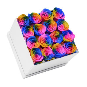 Venta directa 9 piezas Real Rose Immortal Infinity Eternal Forever Stabilized Preserved Roses en caja cuadrada - Product Image 6