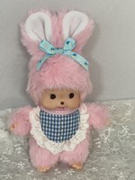 Nouvelles peluches Mengqiqi de 15 cm en coton PP, style adorable, avec porte-clés, marionnettes, poupées de maternelle, cadeaux pour filles et enfants, ours, lapin