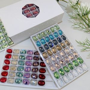 Wholesale K9 Pointed-bottom Round DIY Jewelry Accessories 12 Facets Flatback Non Hot Fix Glass <b>Drills</b> (colored Nail <b>Drills</b>) - Product Image 3
