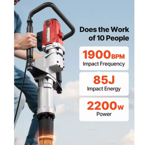 <span class=keywords><strong>Pile</strong></span> driver électrique 2200W à couple élevé pour la construction, le contrôle des inondations, les pieux en fer et en bois, et le clôturing de pâturages - Product Image 4